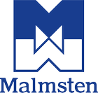Logotyp Malmsten Blåvit